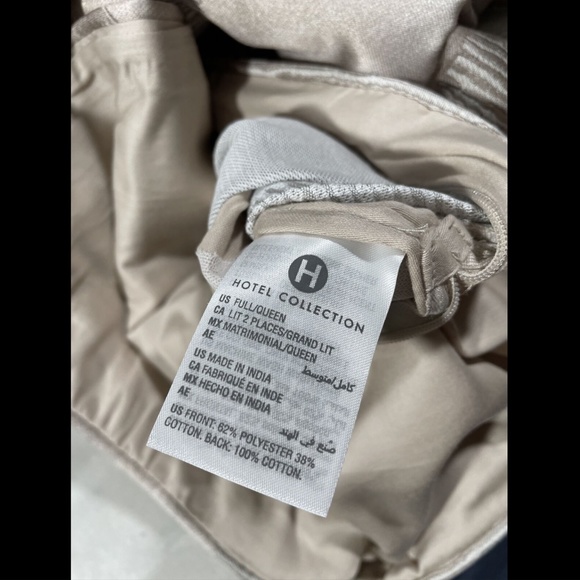 NIB Hotel Collection Burnish Duvet Cover ONLY [ Full/Queen ]‎ - Picture 8 of 12